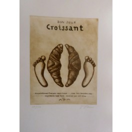 Bon jour  croissant